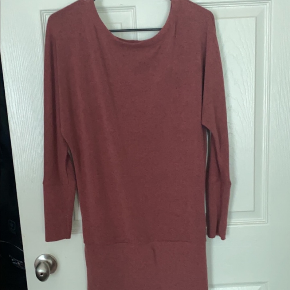 Pumpkin colored sweater Dress